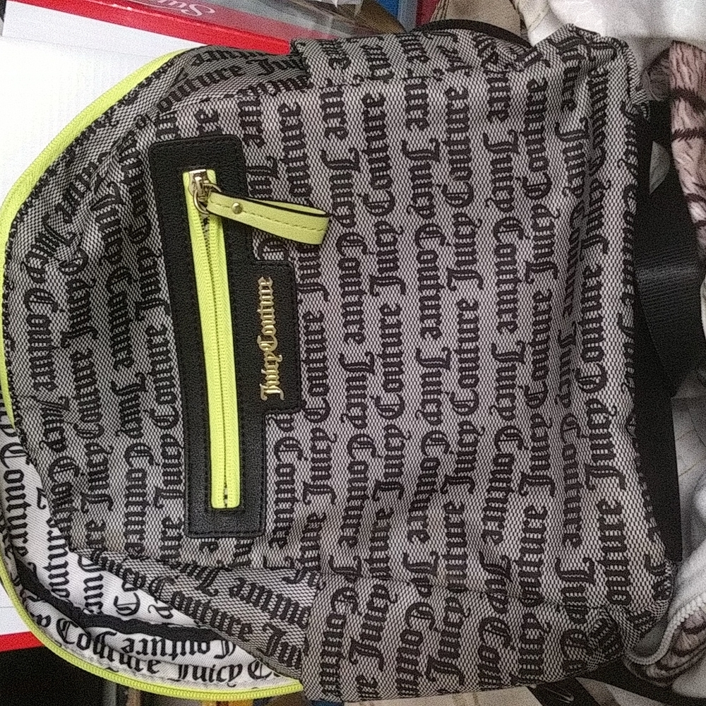 Juicy Couture backpack $68:sz12x12x5 6 compartment - Picture 1 of 8